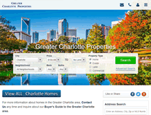 Tablet Screenshot of greatercharlotteproperties.com